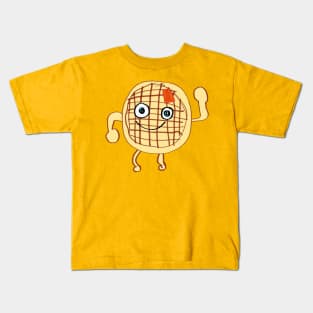 8 year old Jack: Waffle Man Kids T-Shirt